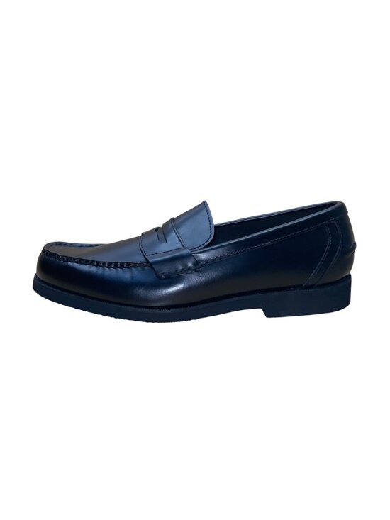 Capital By Rockport Men’s Black Leather Slip-On Endowment Penny Loafers Sz 11.5M main image 3